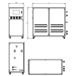 Buy cheap Water Cooled Injection Molding Auxiliary Equipment 3 - 35℃ Temperature from wholesalers