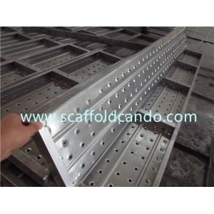 Buy cheap Walking platform Q195 pre-galvanized scaffolding steel plank, metal board 1.1mm 1.2mm thickness 2.0M 3.0M 4.0ML from wholesalers