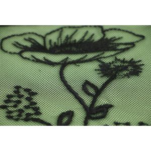 Watersoluble Guipure Lace Applique Rose Flower Patterned PP Threaded