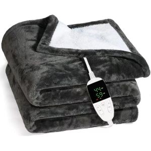 Buy cheap 6 Levels Washable Heating Pad Electric Flannel Blanket With 2-10H Timer from wholesalers