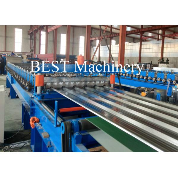 Buy cheap High Speed Max 25-30m/Min Roof Sheet Cold Roll Forming Machine Hydraulic Cutting Type from wholesalers