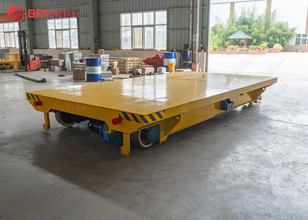 Quality Anti Explosion Track Factory Use Transfer Cart With Battery for sale