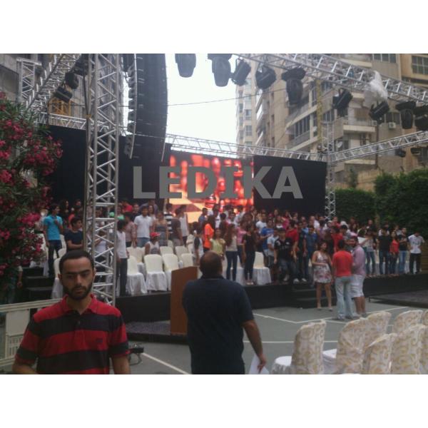 Quality Bespoke Color Aluminium Box Truss Aluminium Triangle Truss Round Truss for sale