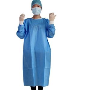 Buy cheap SMS Non Woven Isolation Gowns In Stock With Elastic Cuff from wholesalers