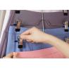 Buy cheap Chrome 4 Tier Space Saving Trouser And Skirt Hangers With Clips from wholesalers