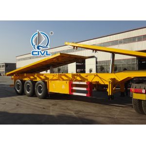 2/3/4 Axles Flatbed Semi-Trailer For Transporting Containers Jost Support Leg