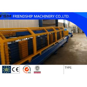 Buy cheap 1.5 MM GI Metal Deck Roll Forming Machine With 28 Forming Stations And Automatic Stacker And Safety protective cover from wholesalers