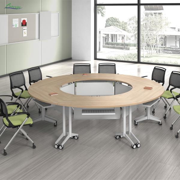 Quality Modern Style Folding Table in White Wood The Perfect Space-Saving Solution for Your Home or Office for sale