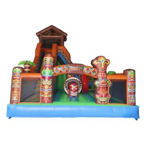 Buy cheap Commercial Rental Amusement Park Rental Inflatable Jumping Jungle Bouncer Combo Bouncy Castle House from wholesalers
