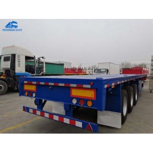 Buy cheap 40 Tons 12pcs Tire Container Flatbed Trailer With BPW Axle from wholesalers