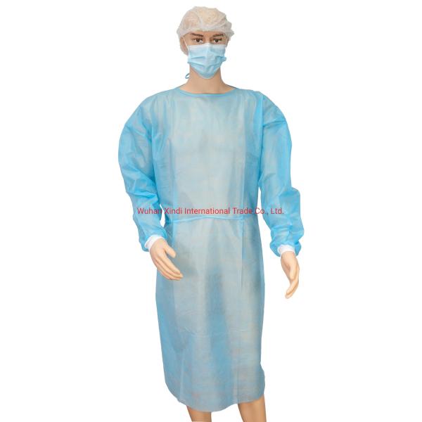 Full Length Disposable Isolation Gowns Medium Thickness Surgical Disposable