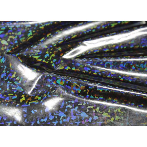 Quality Silver PU Leather Faux Leather , Polyester Faux Leather No Fading for sale