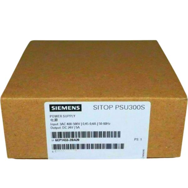 SIEMENS 6EP1433-2BA20 SITOP PSU300S 24 V/5 A STABILIZED POWER SUPPLY INPUT: 400