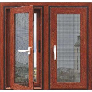 Buy cheap 6063 T5 T6 Aluminium Casement Window With Security Wire Mesh from wholesalers