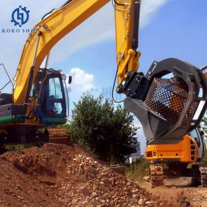 1.8-90 Ton Volvo Mini Heavy Excavator Attachment Screening Bucket For ECR18E