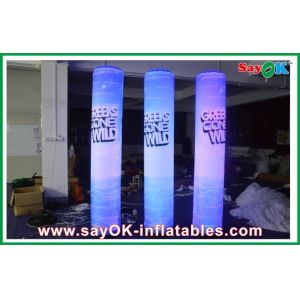 Buy cheap 190T Nylon Cloth Inflatable Pillar Durable 2m With Led Lighting from wholesalers