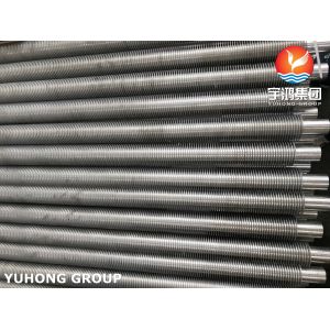 Extruded Fin Tube ASTM A249 TP304 With Aluminum Cooling Tower Application