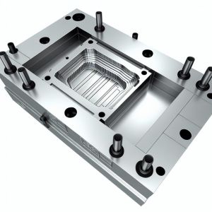 Plastic Packaging Mold with P20 Mold Steel and ProE Design Software