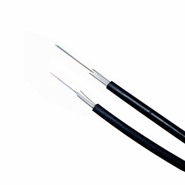 Outdoor 2 Core Fiber Optic Cable Single Mode Ftth Drop Cable