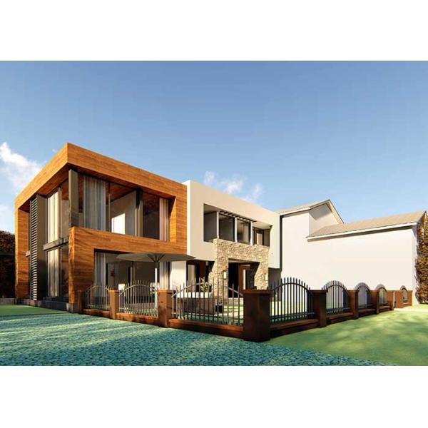 Buy cheap Fiber Cement Board Luxury Prefab Houses Ultra Modern Prefab Homes Prefab Home Kits from wholesalers