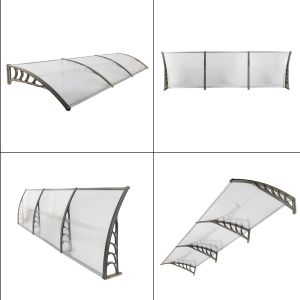 CE Aluminum 100cm Door Window Awning Canopy