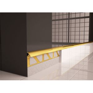 Buy cheap Ceramic Tile Aluminum Transition Strip 2.5m Metal Trimming Strip from wholesalers