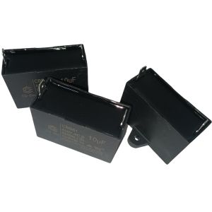 Buy cheap CBB61 450V 10mfd Air Conditioner Fan Capacitor two qucik-connect teriminals S3 SH B-class from wholesalers