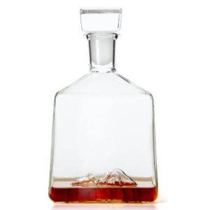 Buy cheap 500ml Clear Glass Whiskey Decanter Dispenser for Liquor Hot Stamping Surface Handling from wholesalers