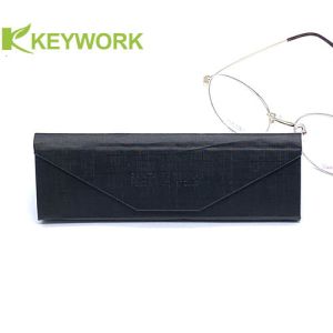 Tri-Folding Optical Triangular Metal Eyewear Case Resist Compression Chinese