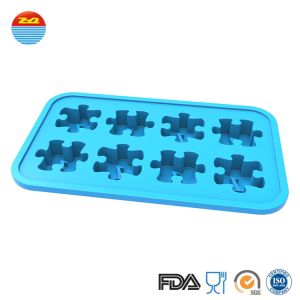 Buy cheap Custom Creative Funny Interesting Cute Design Puzzle Shape Ice Cube Maker Mould Silicone Ice Tray Mold from wholesalers