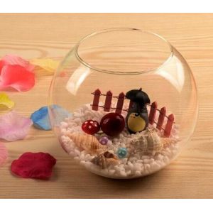 Buy cheap hand blow glass terrarium fish tank decoration glass container 10cm diameter and other size from wholesalers