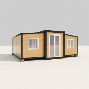 20ft Double-Wing Container House with EPS Sandwich Panel Roof and MGO Board