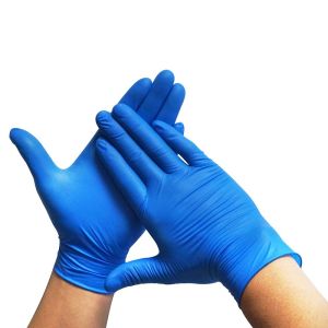 Buy cheap Disposable Nitrile Glove Blue Thin For Home Solid Kitchen from wholesalers