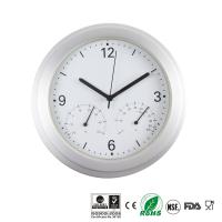 Buy cheap 3 In 1 Design Indoor Outdoor Thermometer With Clock / Temperature / Hygrometer Reading product
