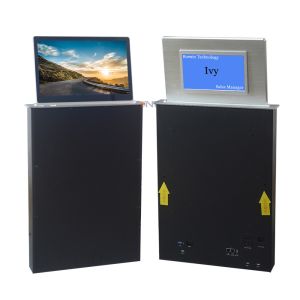 China Anti Pinching RS232 Retractable Motorized Monitor Lift on sale