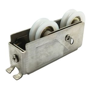 China Window Pulley Iron Frame Heavy Duty Sliding Door Roller Wheel Aluminum Sliding Window Roller on sale