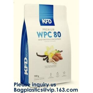 Buy cheap Kraft Stand Up Pouches Clear Stand Up Pouches Jute Look Stand Up Pouches Striped Stand Up Pouch with Rectangular Window from wholesalers