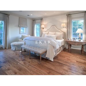 Buy cheap Latest Simple Design Home Furniture Upholstered Wooden Bed from wholesalers