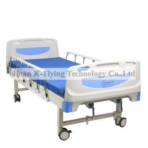 Buy cheap ABS Headboard Hospital Clinic Manual Nursing Bed Two Crank from wholesalers