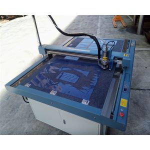 Blue Frame Silver Case Cutting Machine for Vinyl Printing and PVC/PU Graphic