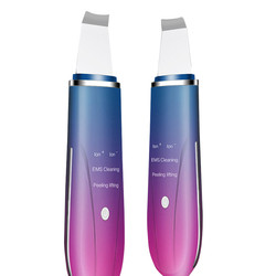 Buy cheap Ultrasonic Ion Therapy Vibrating Facial Scrubber Skin Clean Peeling Warm Scraper from wholesalers