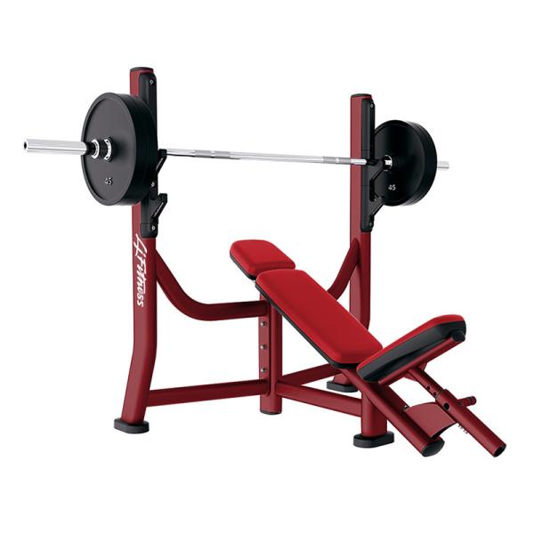 Weight Lifting Incline Bench Press Machine Falling Prevent With Operator