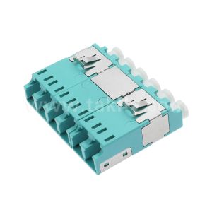 Buy cheap APC Polishing 6 Port LC Quad Dust Proof Adapter V2 for Fast and Accurate Fiber Optic Connections from wholesalers
