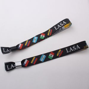 Buy cheap Fashionable Custom Wrist Band With Polyester / Satin Material from wholesalers