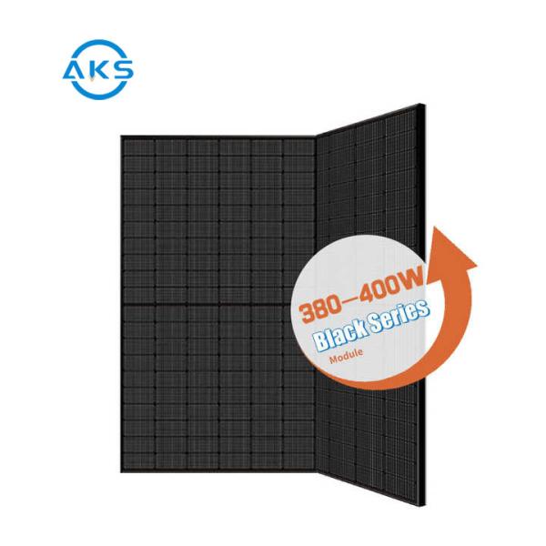 Quality Huasun Full Black Solar Panel Super Light 385w 395w Monocrystalline Solar Panel For House for sale