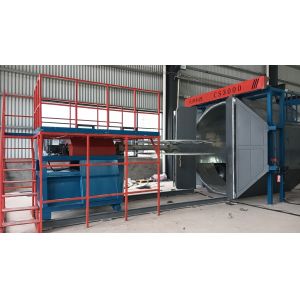 Buy cheap Wireless Remote Control Shuttle Rotomolding Machine Automated from wholesalers