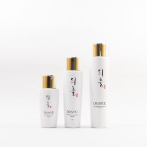 Buy cheap Skin Care 80ml 120ml Plastic Cosmetic Bottles With Golden Cap Or Pump from wholesalers