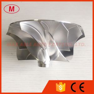 Buy cheap Supercharger 94.00/121.50mm 7+7 blades turbo milling/aluminum 2618/billet compressor wheel from wholesalers