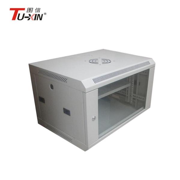 Quality Soundproof Wall Mount Data Rack 600mm * 450mm * 4U Waterproof Anti - Vibration for sale