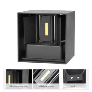 Buy cheap 12W Adjustable Surface Mounted waterproof led outdoor up down wall lighting IP 54 from wholesalers